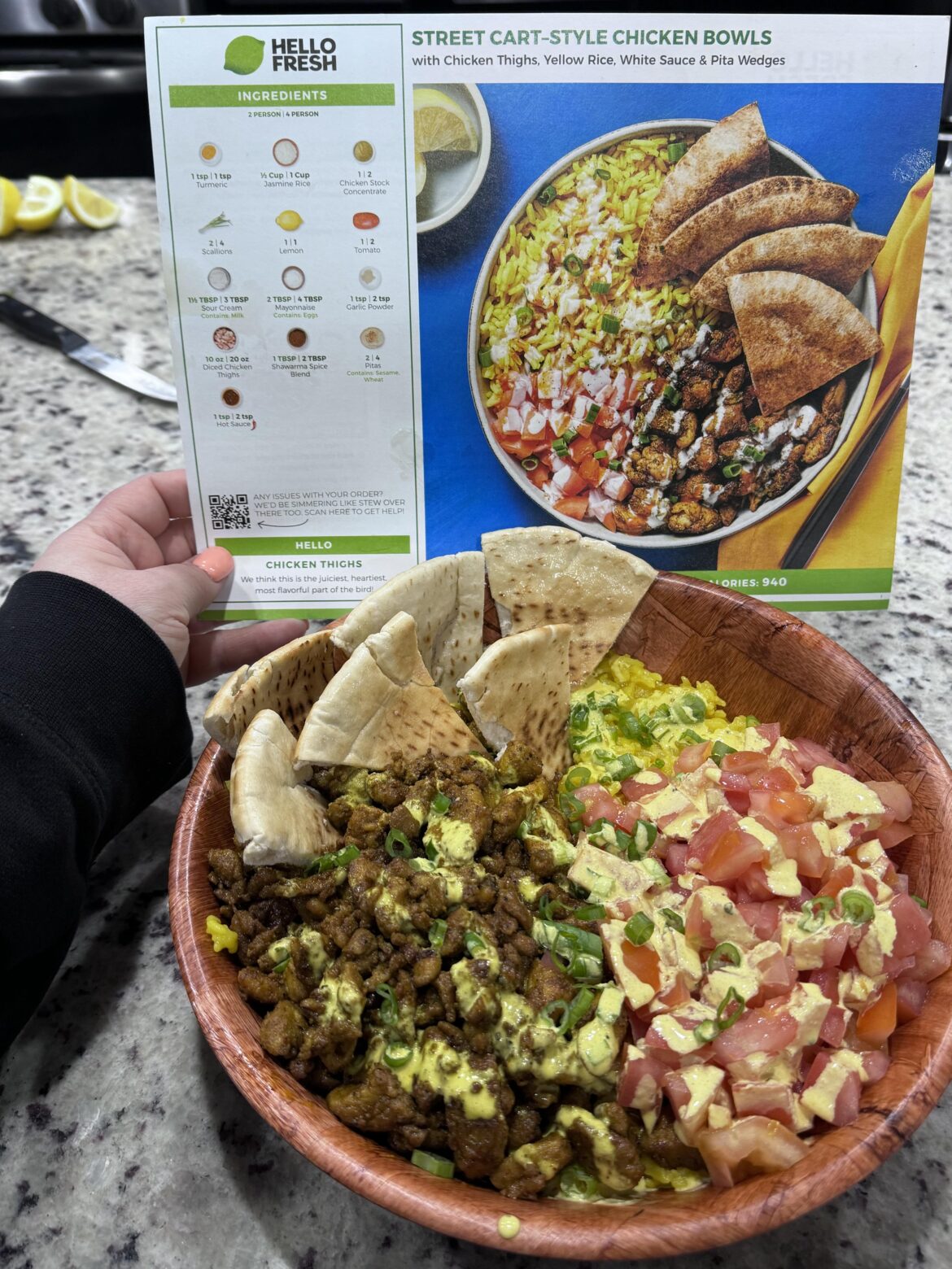 Street Cart Style Chicken Bowls Street Cart Style Chicken Bowls