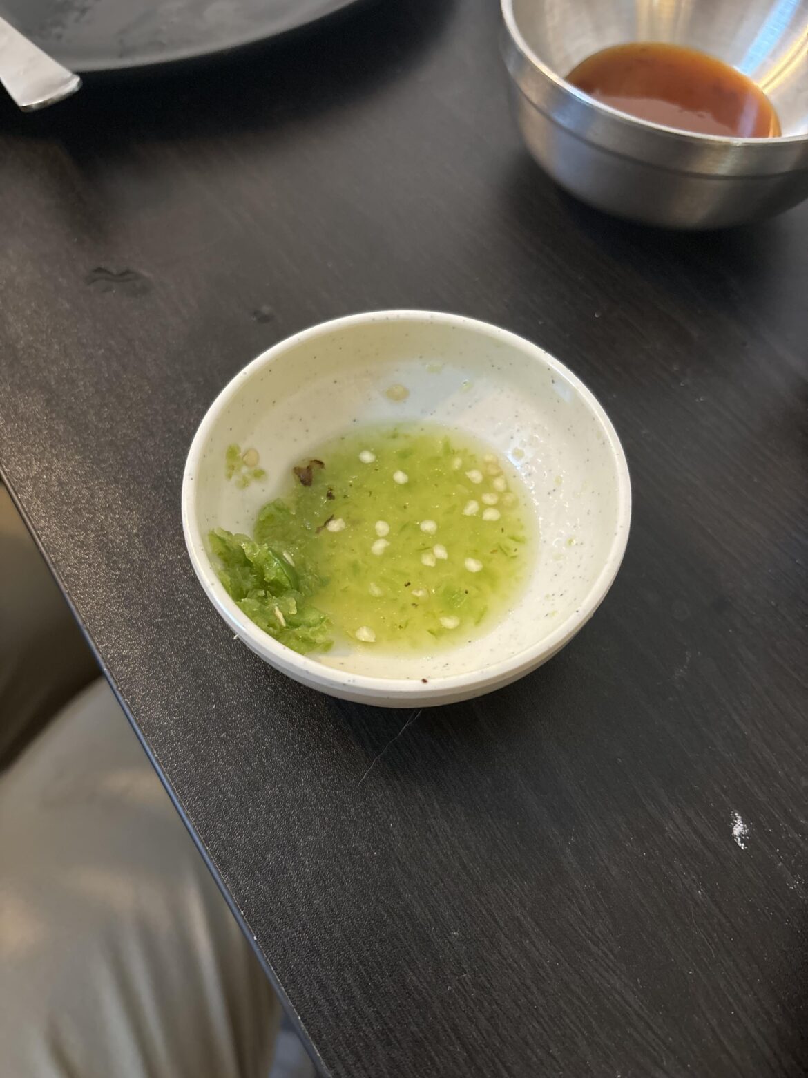 Unexpected dip for pork dumplings Unexpected dip for pork dumplings