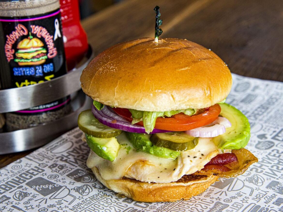 Chicken avocado "club"