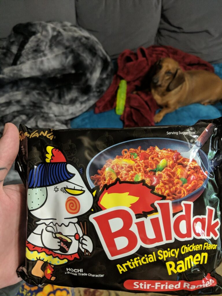 A nice pick. Spice wasn't crazy, but adding some kimchi helped it out a lot.