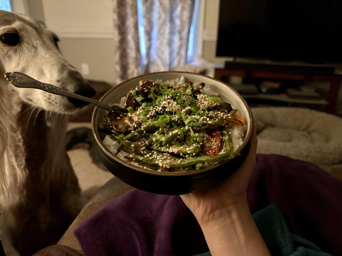 Vegan Firecracker Mushroom Rice Bowls