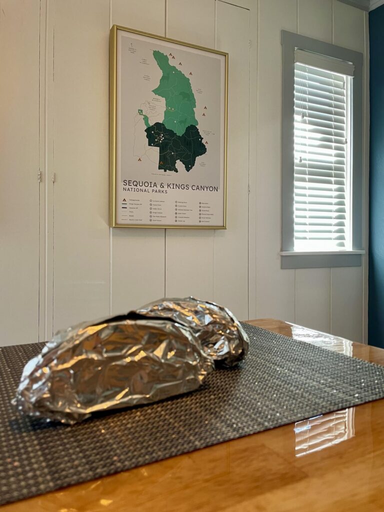 Baked some big bread rolls and took them to a national park