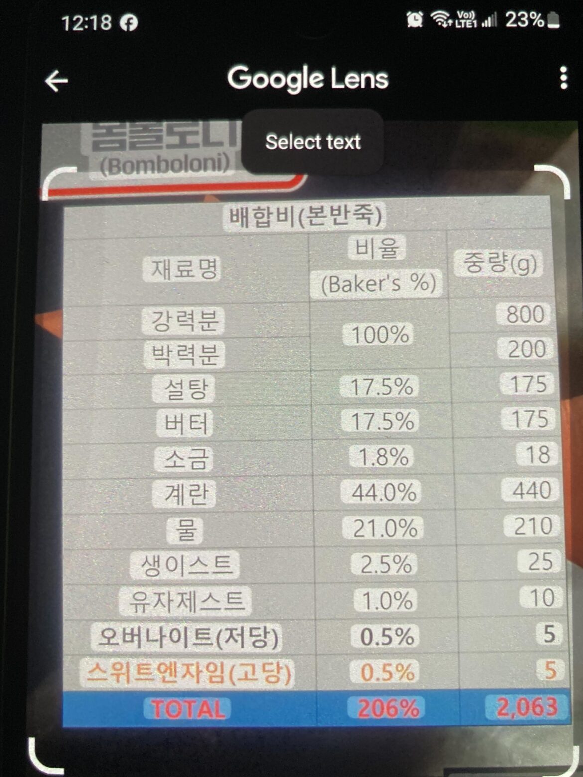 Help Translating Recipe Ingredients