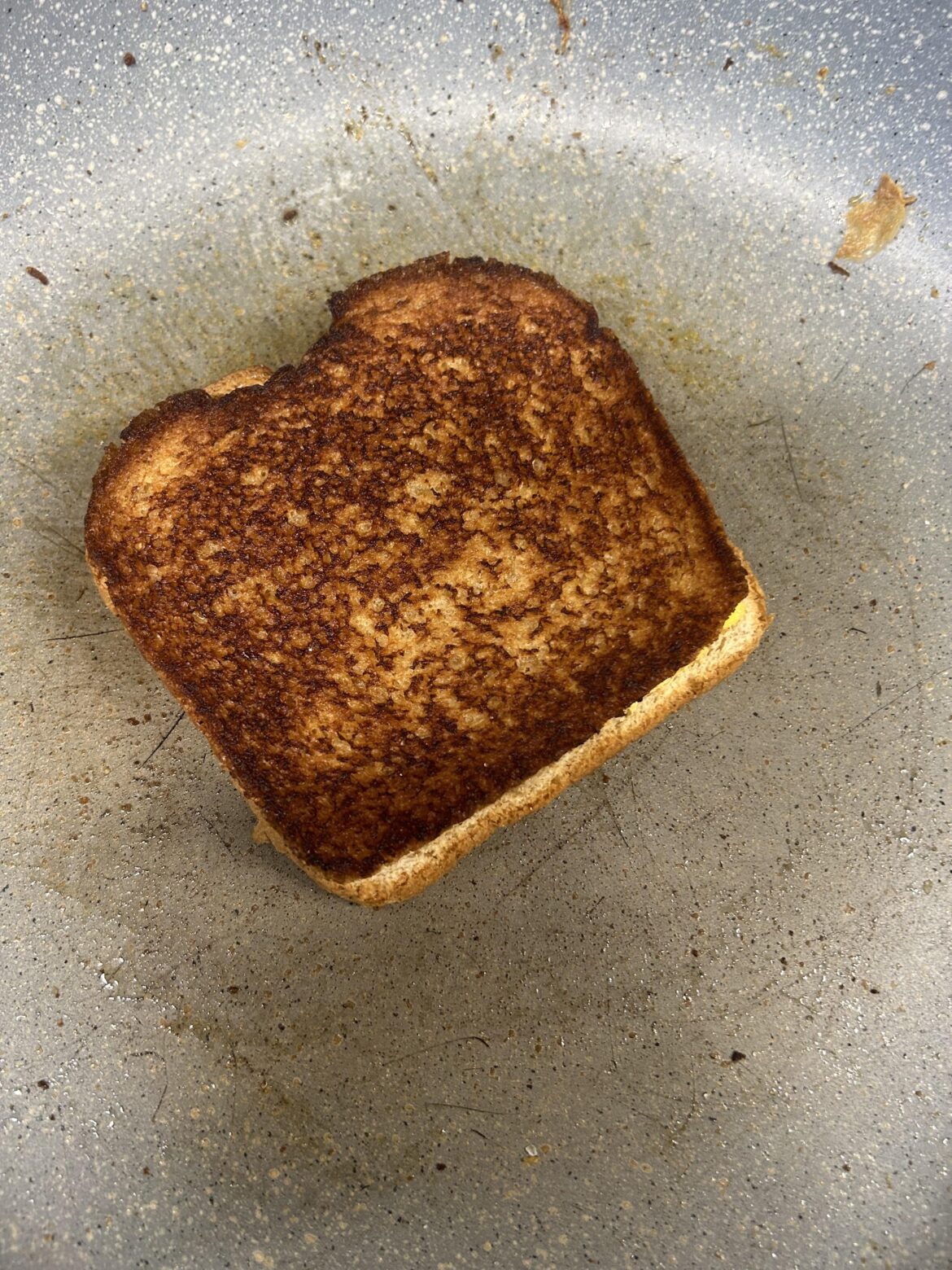 Mayonnaise to grease grilled cheese. Mayonnaise to grease grilled cheese.