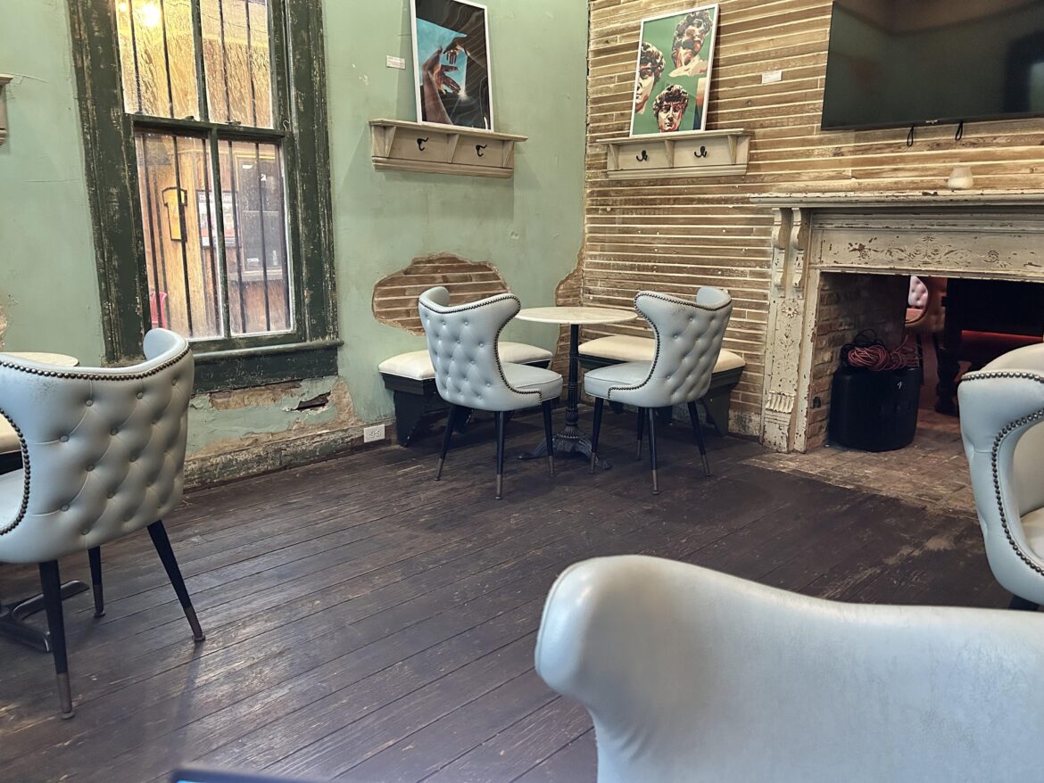 Praxis East on a rainy day