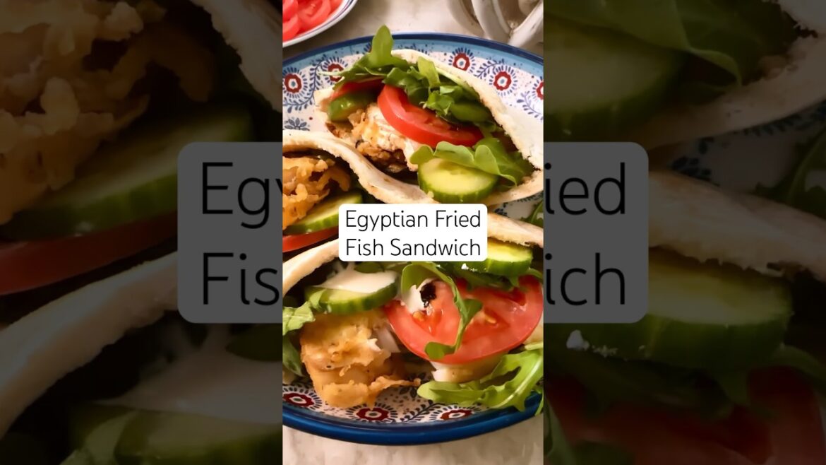 Egyptian Fried Fish Sandwich | Fried Fish Recipe! #shorts #friedfish #sandwichrecipe