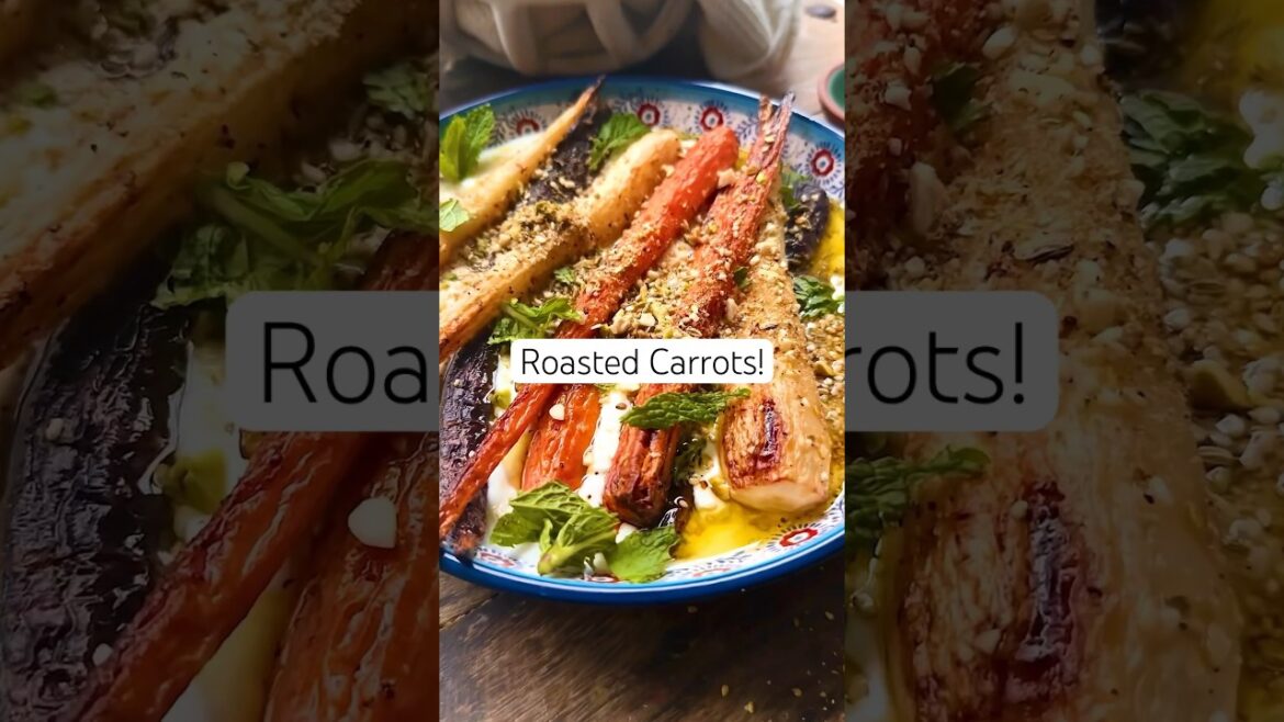 Roasted Carrots Recipe | Easy side dish! #shorts Roasted Carrots Recipe | Easy side dish! #shorts