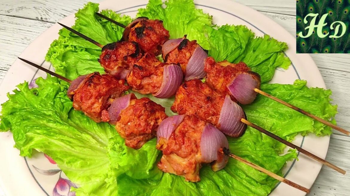 Shish Tawook Recipe | Shisk Taouk Chicken | Authentic Lebanese Chicken Kabobs