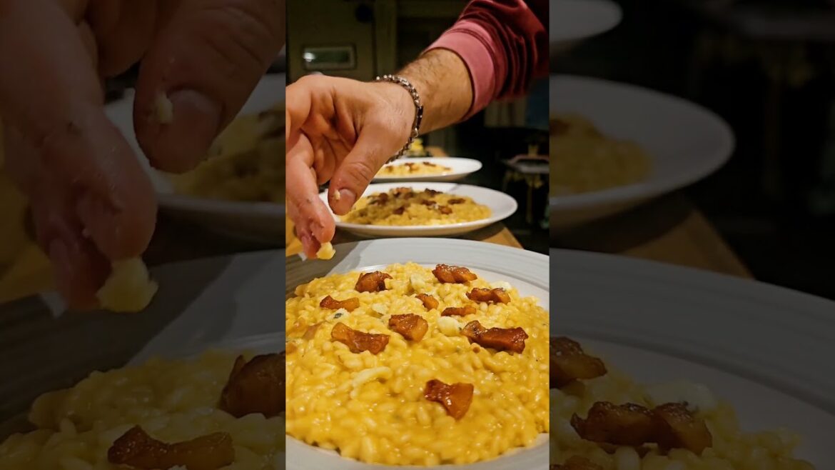 YYYYYUMMYYYY  #risotto #pumpkin #guanciale #bluecheese #recipe