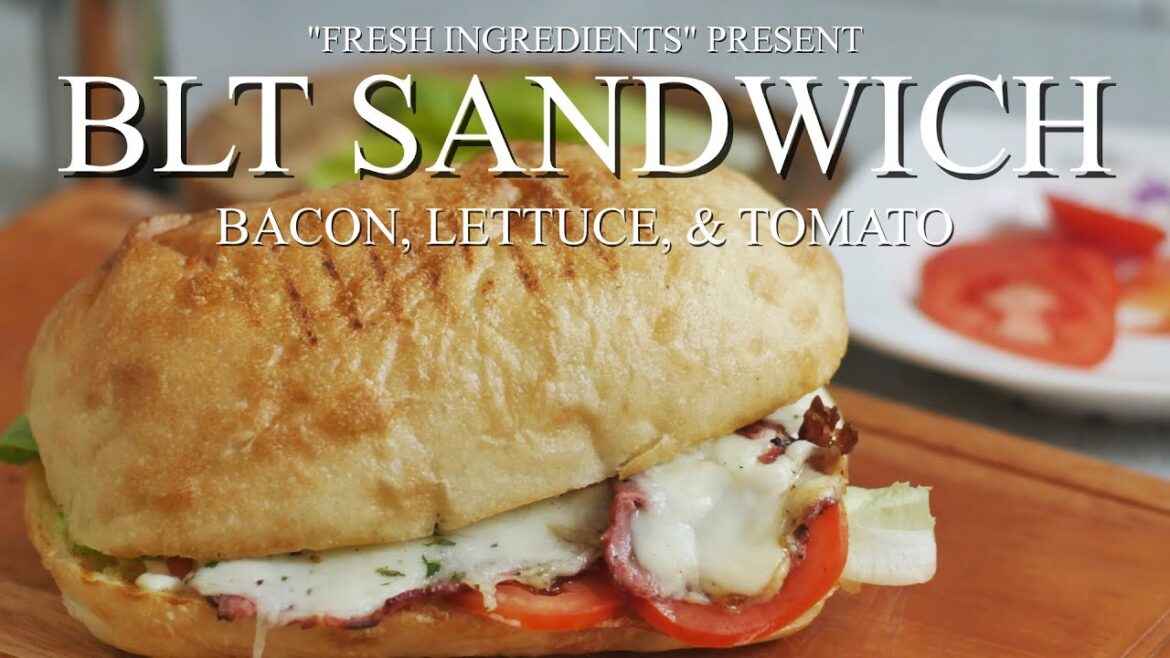 BLT Sandwich with Ciabatta Bread #reels