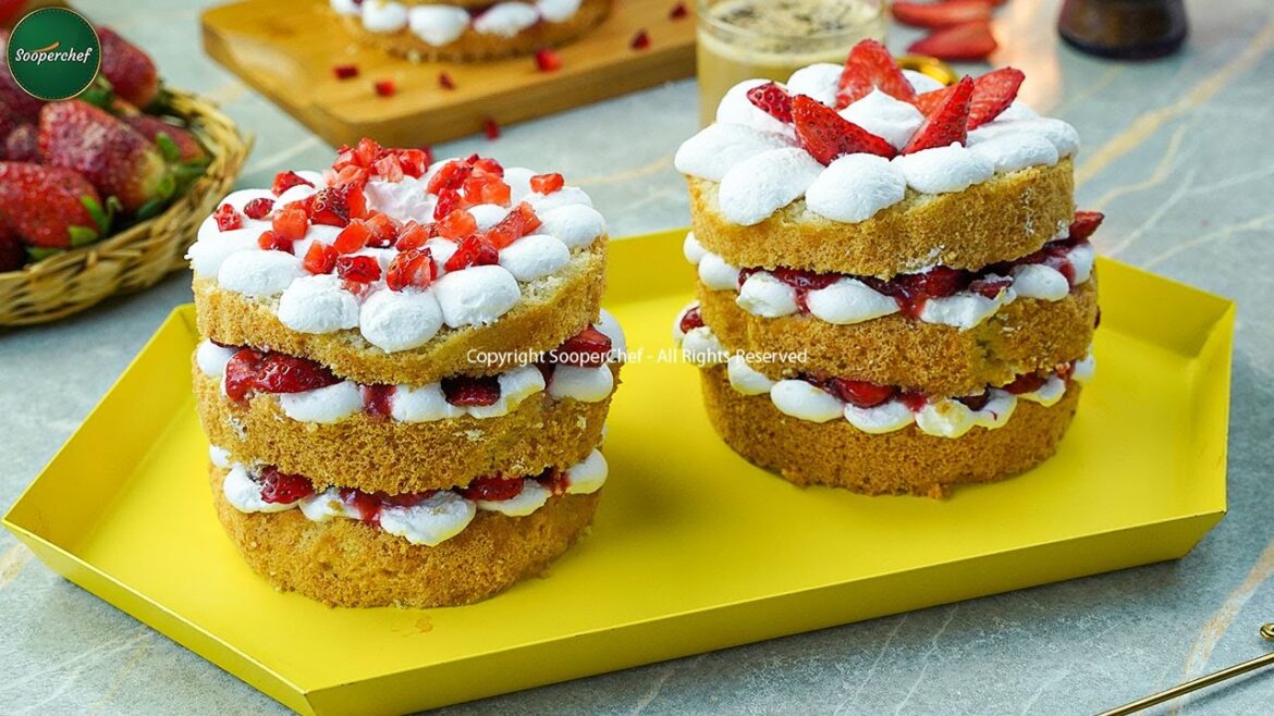 Irresistible Strawberry Shortcake: Easy Recipe Tutorial - Strawberry Dessert by SooperChef