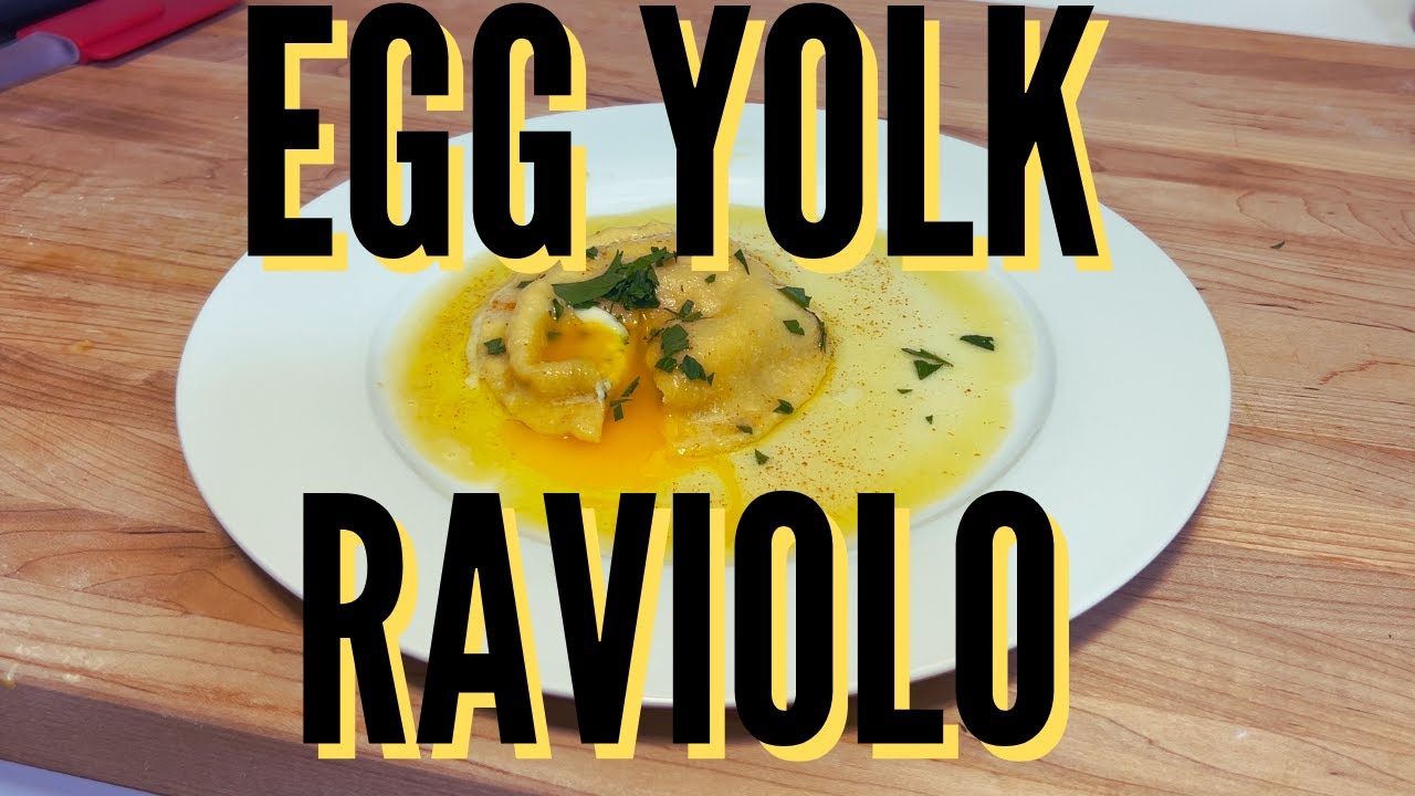 Raviolo al' Uovo Egg Yolk and Ricotta Filled Ravioli Dining and Cooking