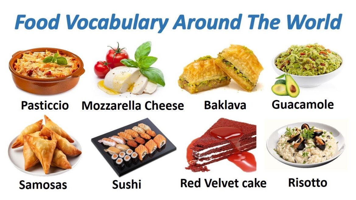 Food Around The World | Learn Food Vocabulary Around The World With Pictures For Beginners