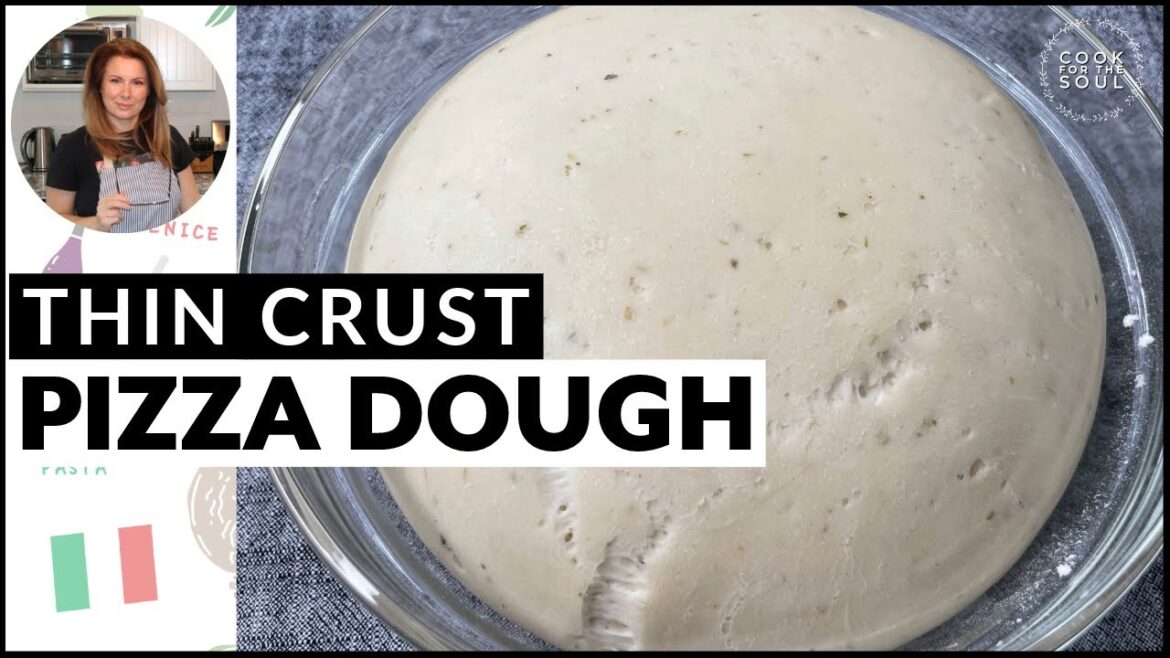 MY FAVORITE THIN CRUST PIZZA DOUGH RECIPE | Easy, Crispy & Delicious