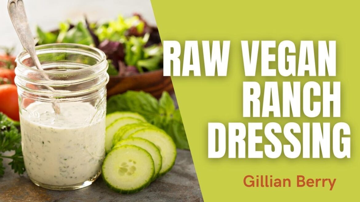 How to Make Raw Vegan Ranch Dressing! (Easy, Quick & Delicious!) How to Make Raw Vegan Ranch Dressing! (Easy, Quick & Delicious!)