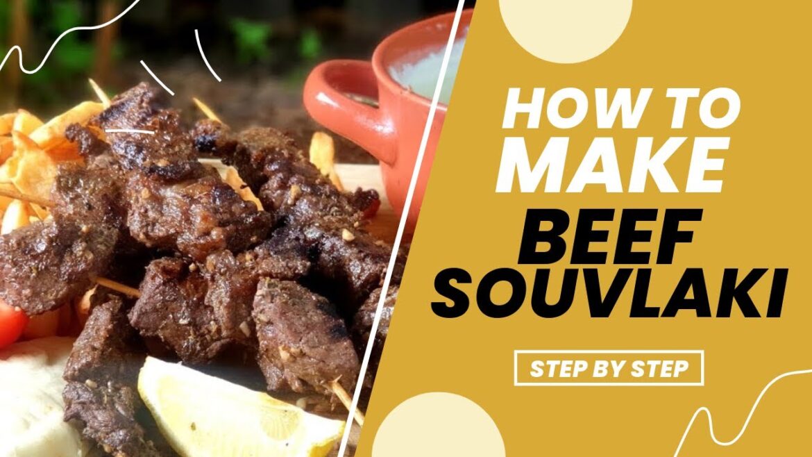 How to Make Greek Beef Souvlaki? | Marinade | Recipe | Ingredients
