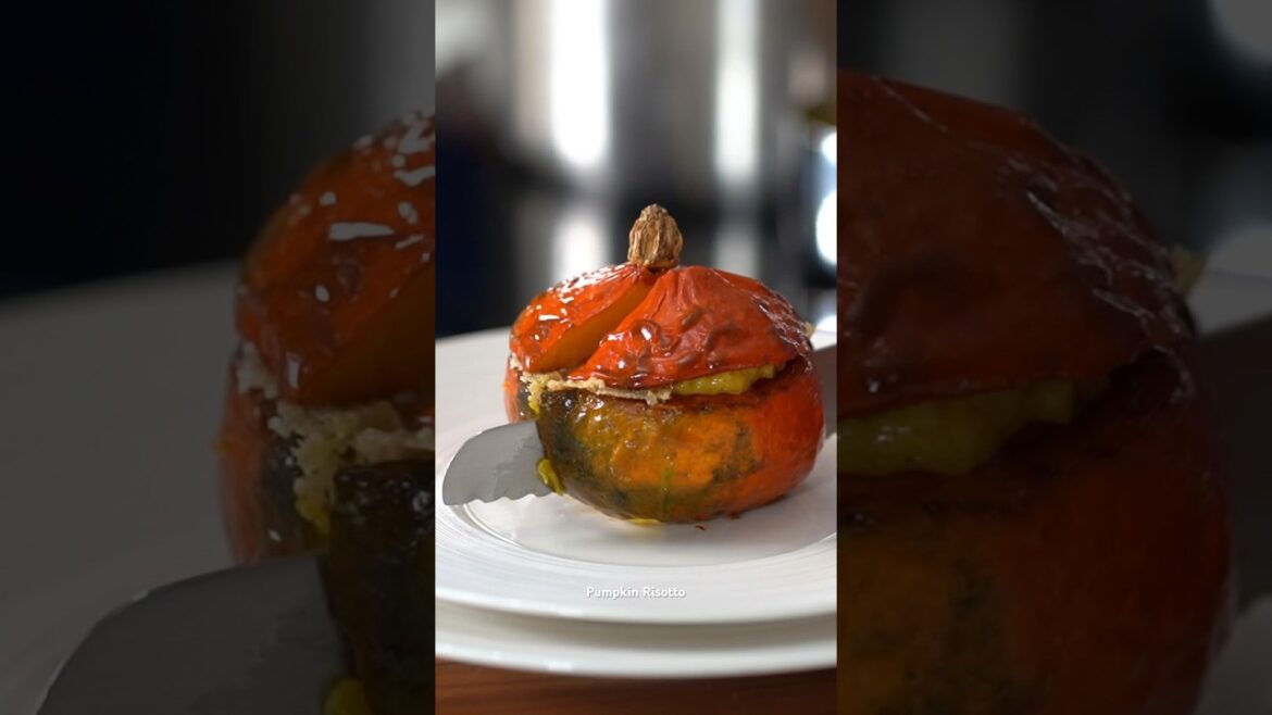 Pumpkin Risotto #shorts #food #cuisine #youtubeshorts #chef #skills