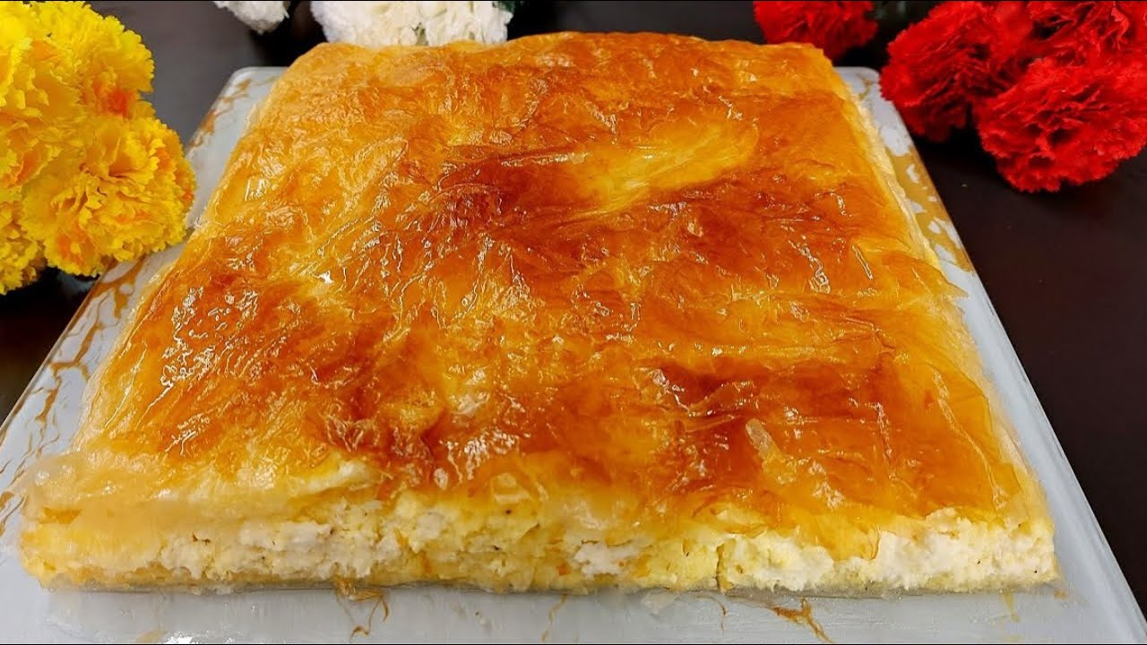 5-Minute Crunchy Greek Cheese Pie Recipe | Quick & Easy Savory Delight ...