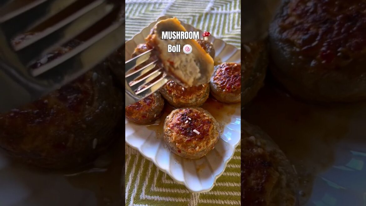 Mushroom Balls Recipe #mushroom #shorts #tranding #viral #cooking #food #ytshorts #asmr #shortvideo