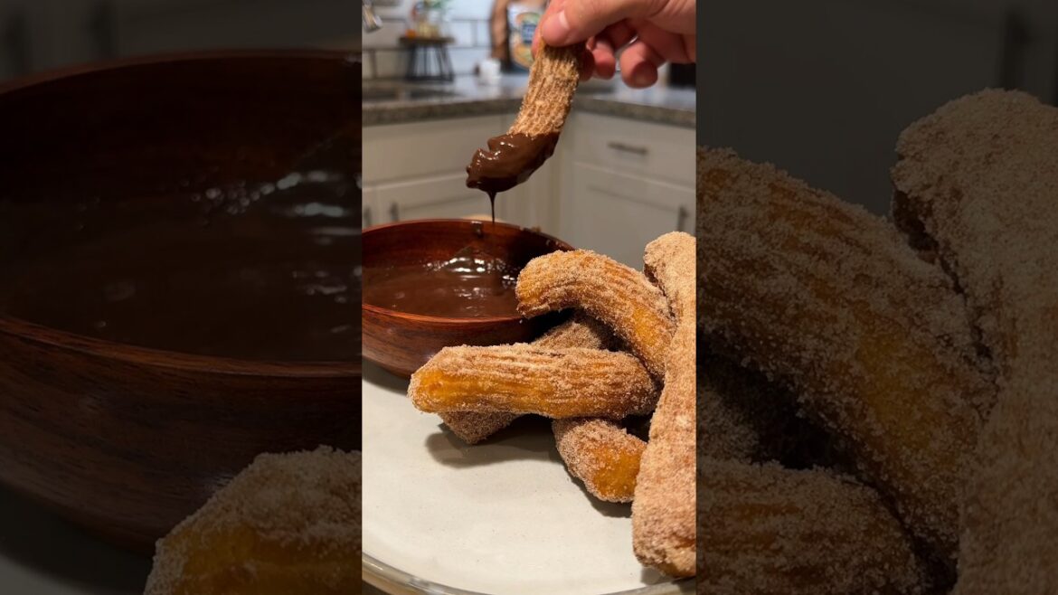Simple CHURRO recipe for the Holidays! #recipes #churros #easyrecipe