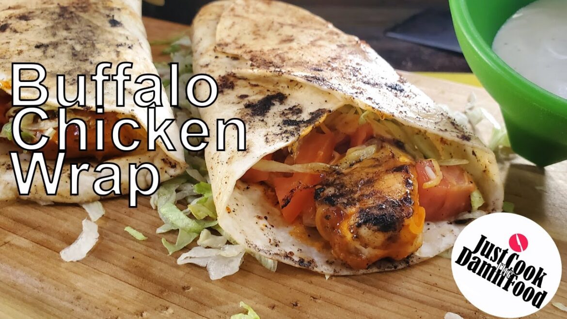 Best Buffalo Chicken Wraps / Buffalo Wild Wings Copycat / #blackstone #blackstonecooking