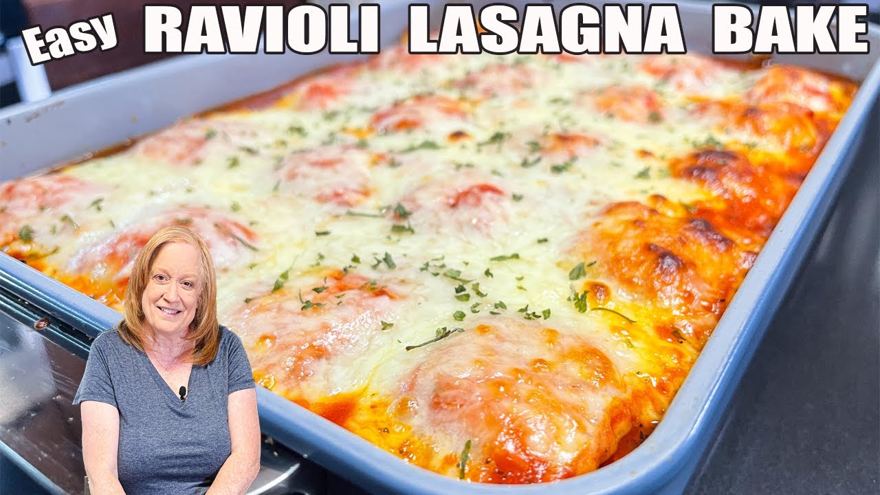 RAVIOLI LASAGNA BAKE ITALIAN FLAVORS GROUND BEEF RECIPE - Dining and ...
