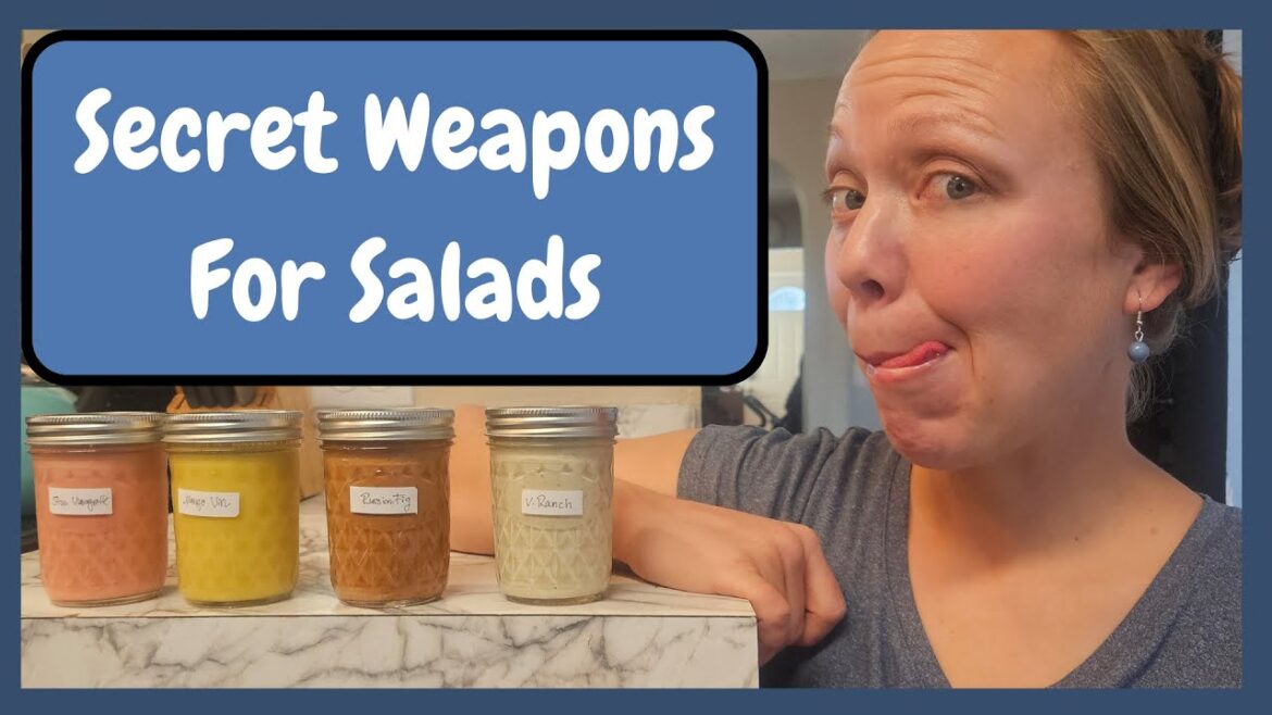 Delicious, 5-minute Salad Dressings