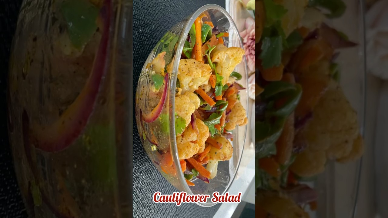 CAULIFLOWER SALAD Recipe / Weight Loss Recipe / Healthy Salad Recipe