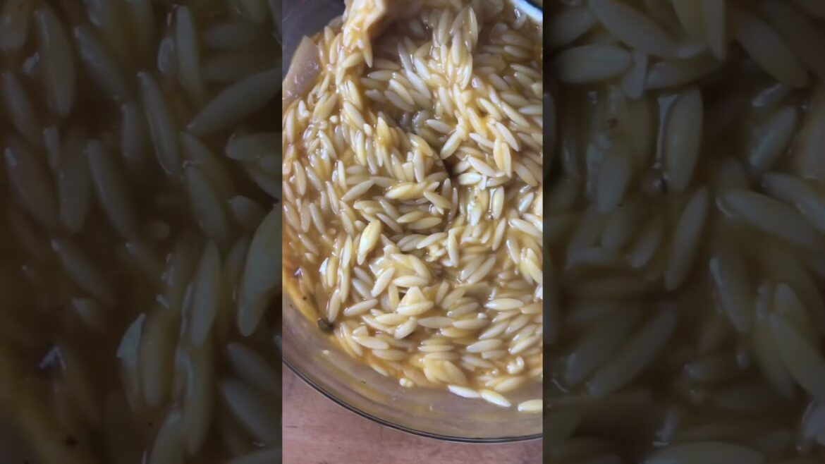 Lemon Asparagus Orzo Part 2 #springfood #risottorecipe #orzo