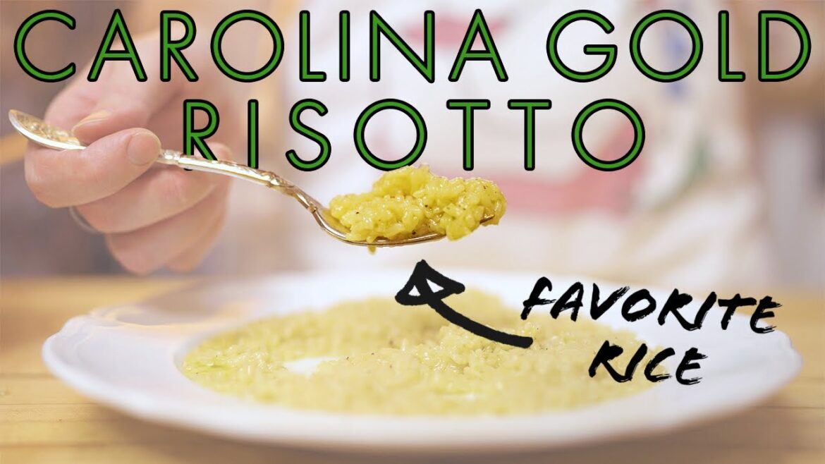 Bone Broth Risotto Milanese! (with Carolina Gold) #rice #dairyfree Bone Broth Risotto Milanese! (with Carolina Gold) #rice #dairyfree