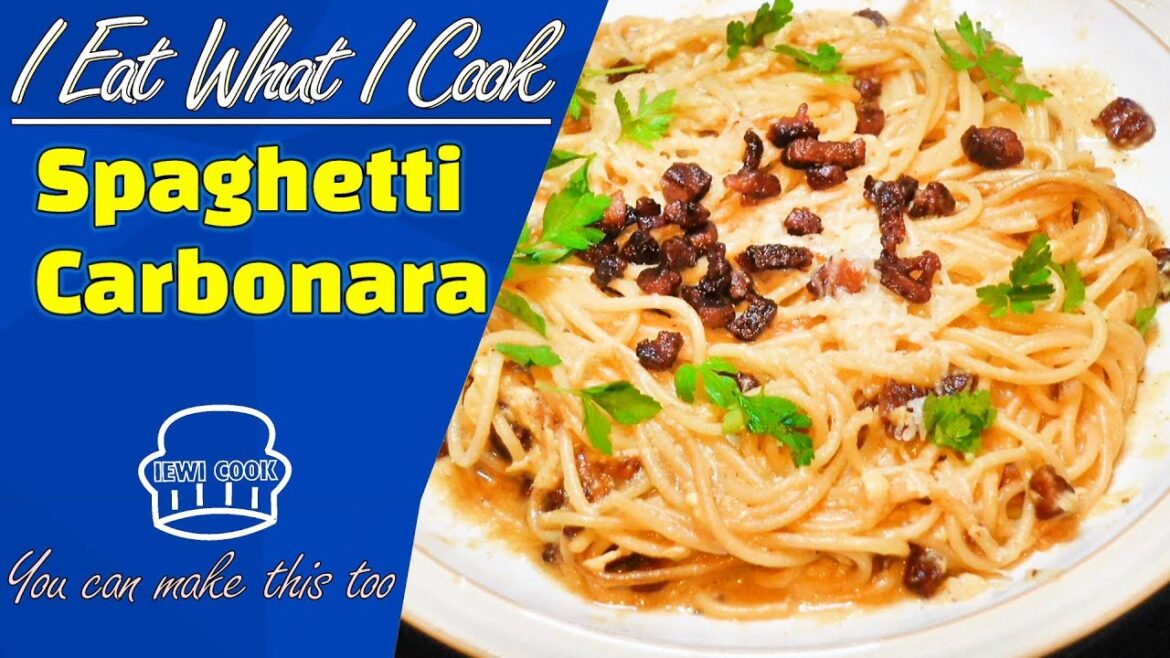 Spaghetti Carbonara | How To Make Carbonara | Pancetta Pasta | IEWICOOK Spaghetti Carbonara | How To Make Carbonara | Pancetta Pasta | IEWICOOK