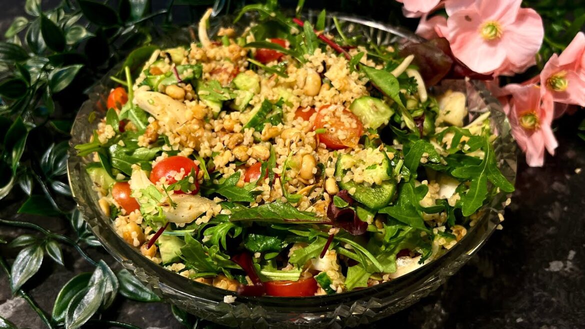 Cucumber |salad Millet recipe | to turn into a vegan!! | Healthy soya bean salad recipe|