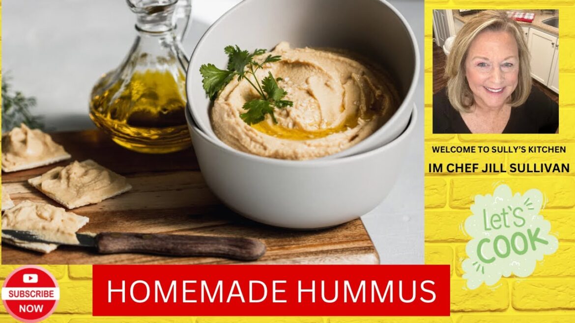 HOMEMADE HUMMUS RECIPE WITH TAHINI