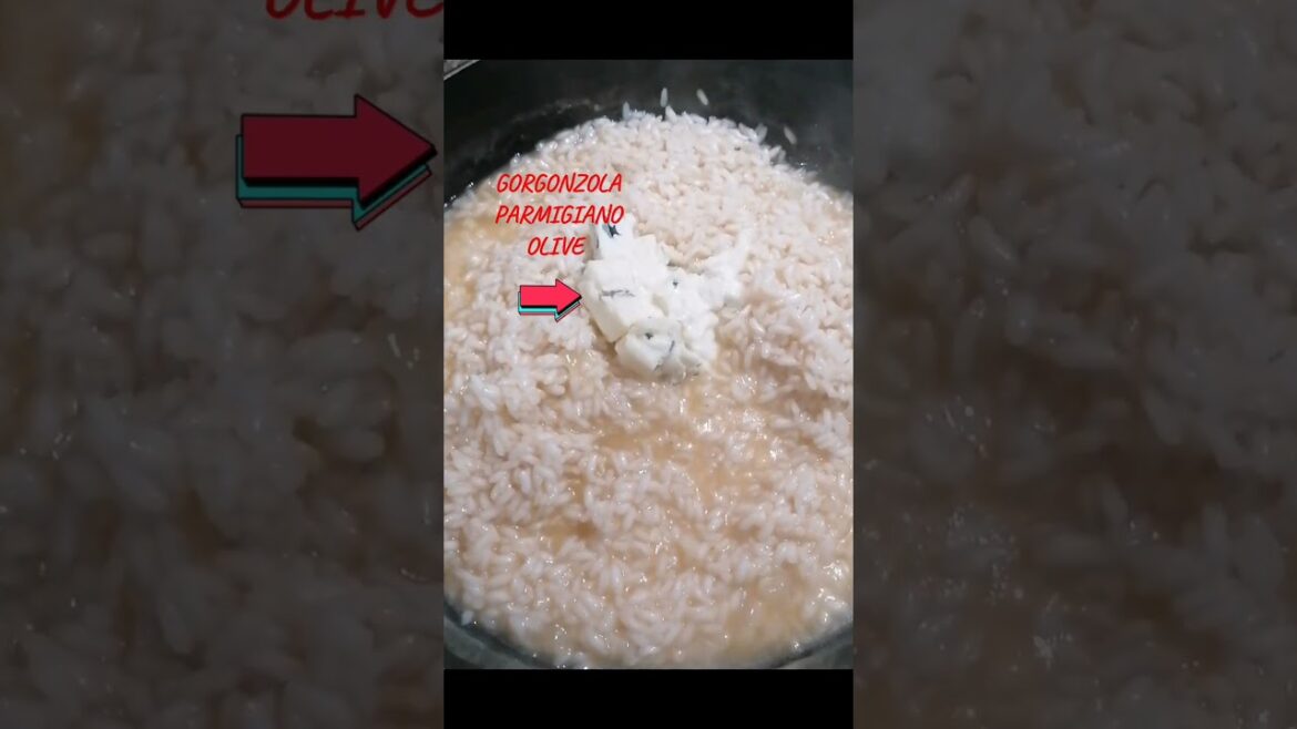 Risotto con Gorgonzola e Olive Risotto con Gorgonzola e Olive
