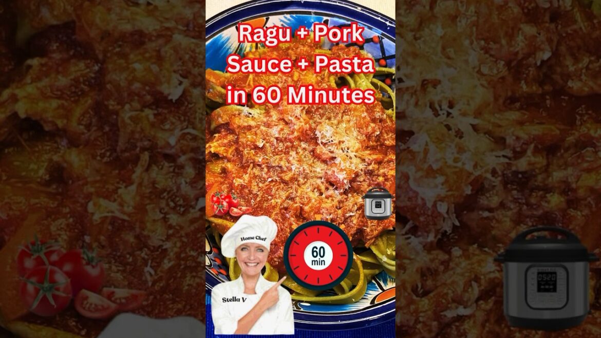 Amazing Easy Ragu Over Pasta In 60 Minutes #instantpot #italiano #pastarecipe Amazing Easy Ragu Over Pasta In 60 Minutes #instantpot #italiano #pastarecipe