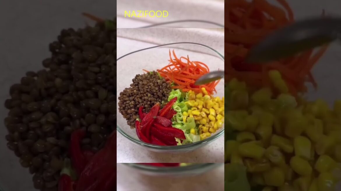 Lentil Salad with Yogurt Dressing Recipe-سالاد عدس با سس ماست #saladdressing #healthyeating #recipe Lentil Salad with Yogurt Dressing Recipe-سالاد عدس با سس ماست #saladdressing #healthyeating #recipe