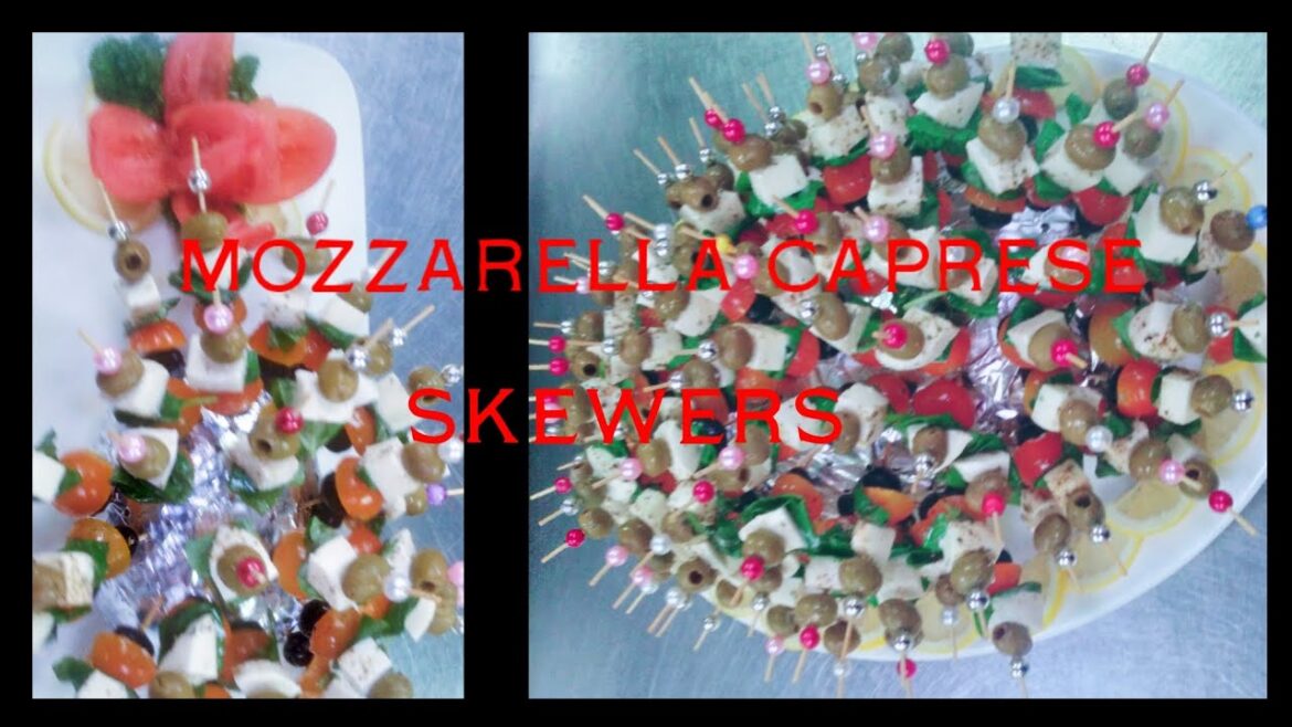 MOZZARELLA CAPRESE SKEWERS