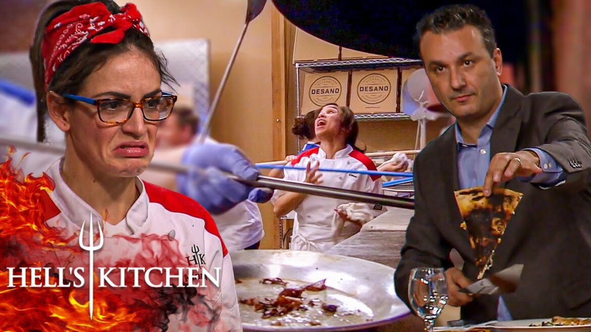 13 Chefs, 3 Ovens & 1 Burned Pizza: Absolute Chaos! | Hell's Kitchen