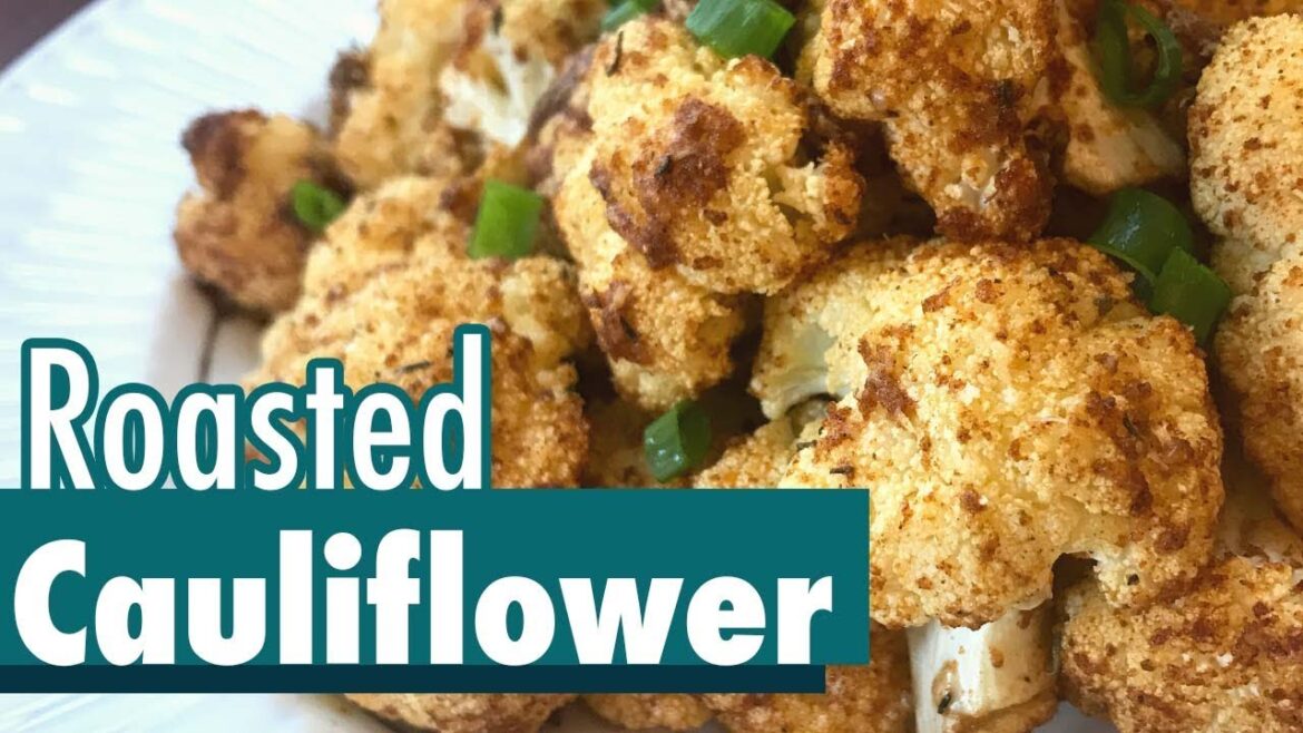 Roasted Cauliflower with Parmesan Cheese