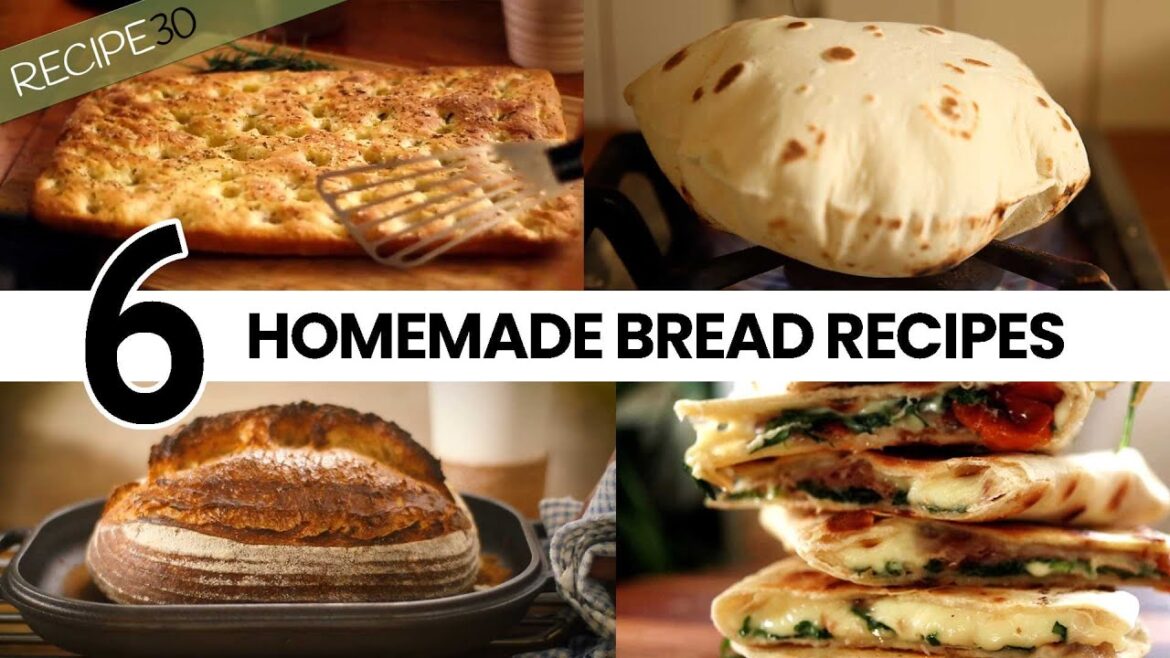 6 Easy to follow Homemade Bread recipes 6 Easy to follow Homemade Bread recipes