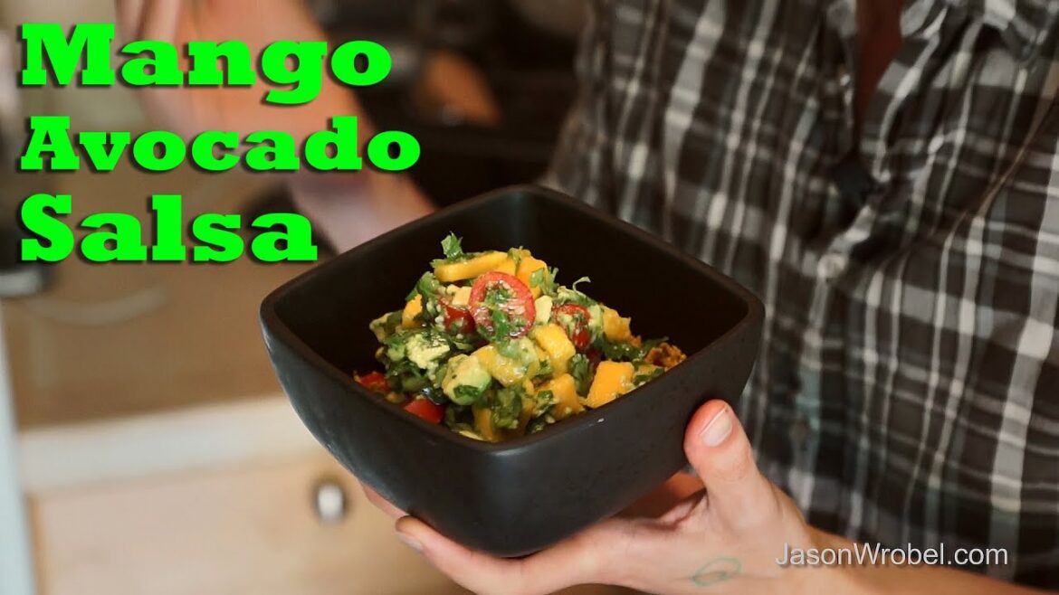 Mango Avocado Salsa: Organic Raw Vegan Recipe