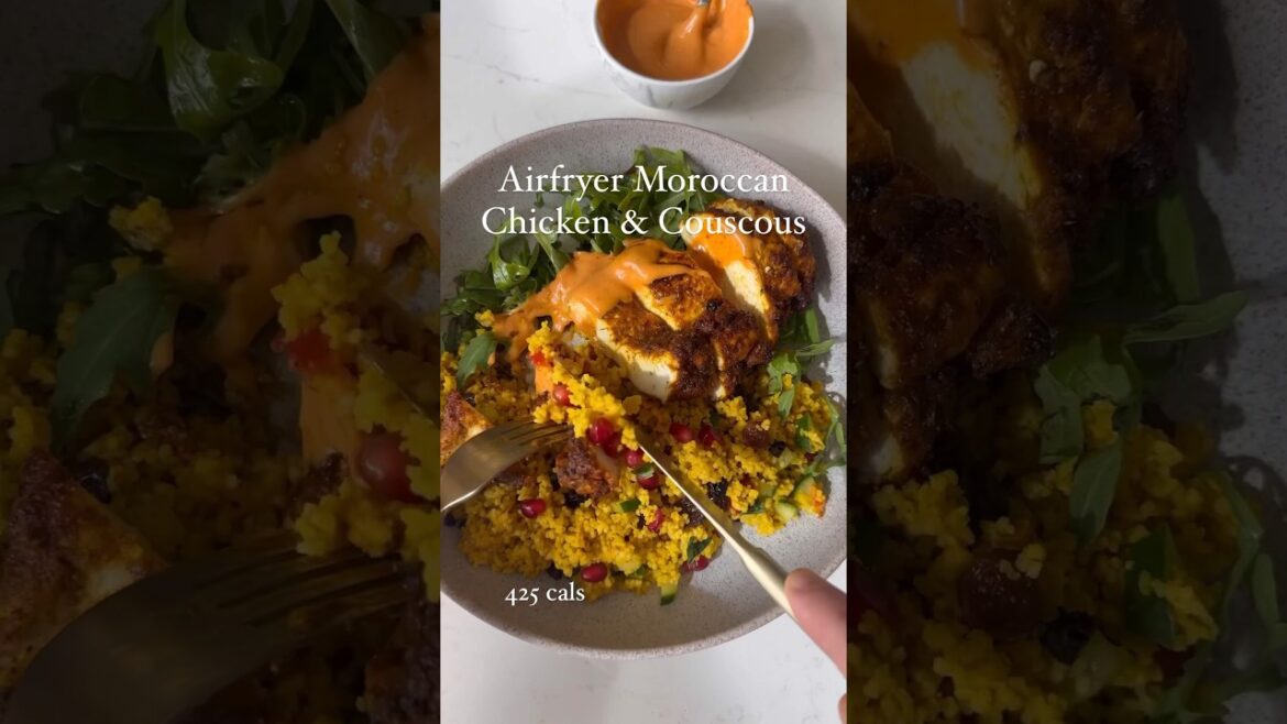 Airfryer Moroccan Chicken & Couscous