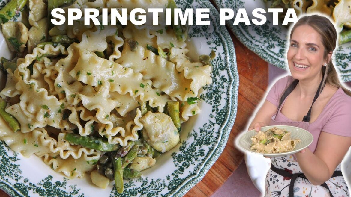 Springtime Pasta Recipe – Easy Weeknight Dinner! Springtime Pasta Recipe - Easy Weeknight Dinner!
