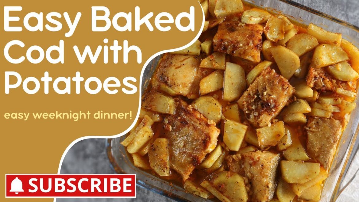 Easy Baked Cod with Potatoes | Food From Portugal Easy Baked Cod with Potatoes | Food From Portugal