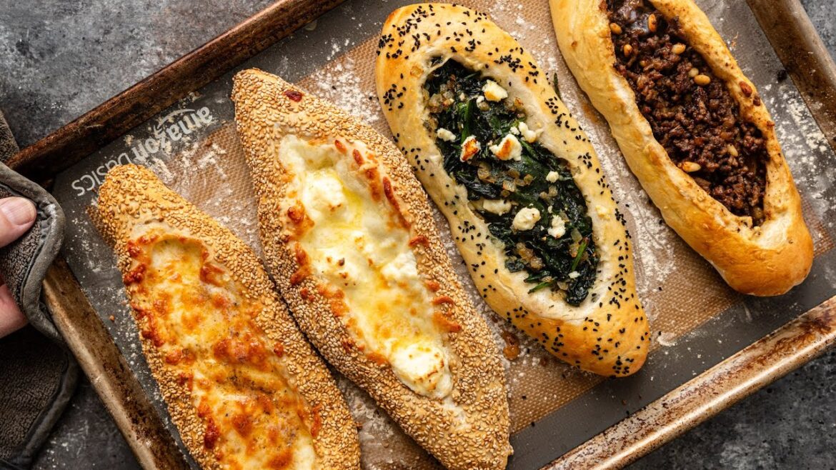 Pide (Turkish Flatbread Pizza)