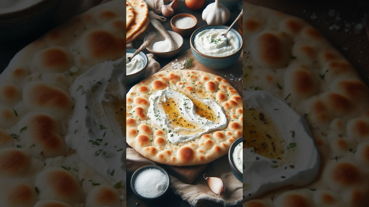 Frying Pan Flatbread Greek Yogurt Flatbread Without Yeast And Ready In A Pan shorts Dining