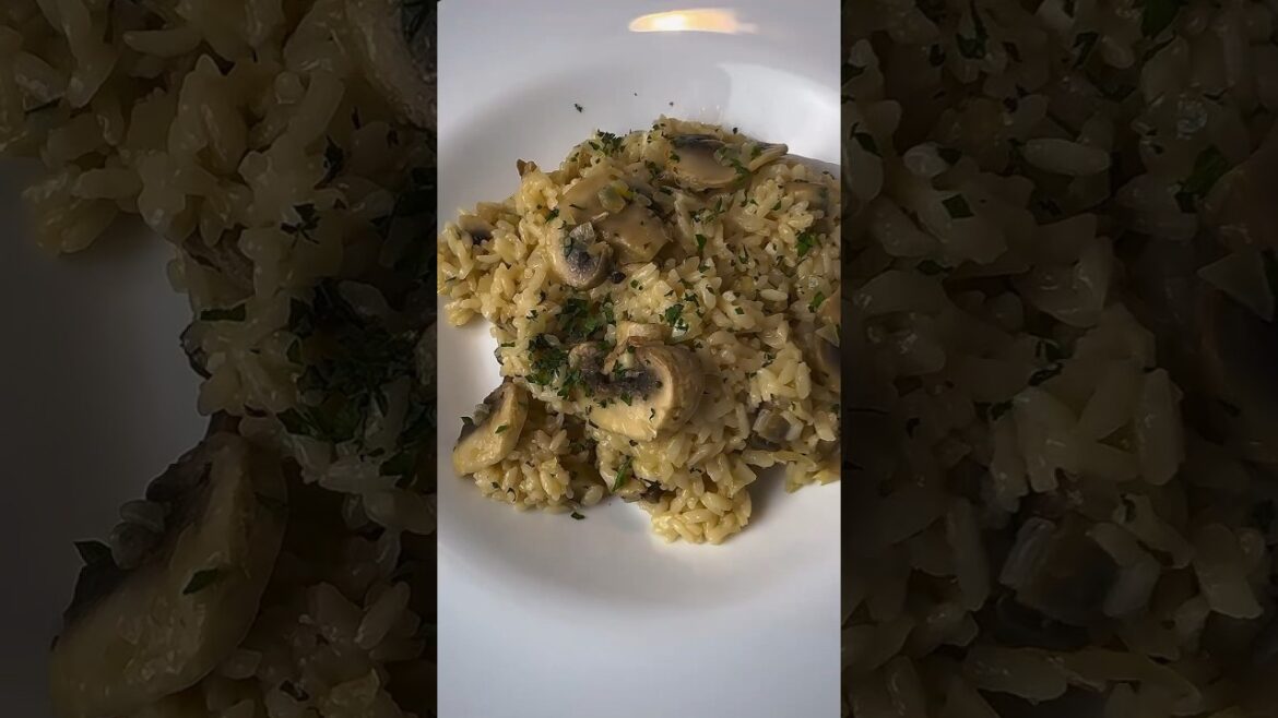 Mon délicieux risotto aux champignons de Paris et facile à faire au Cookeo. #recette #risotto Mon délicieux risotto aux champignons de Paris et facile à faire au Cookeo. #recette #risotto
