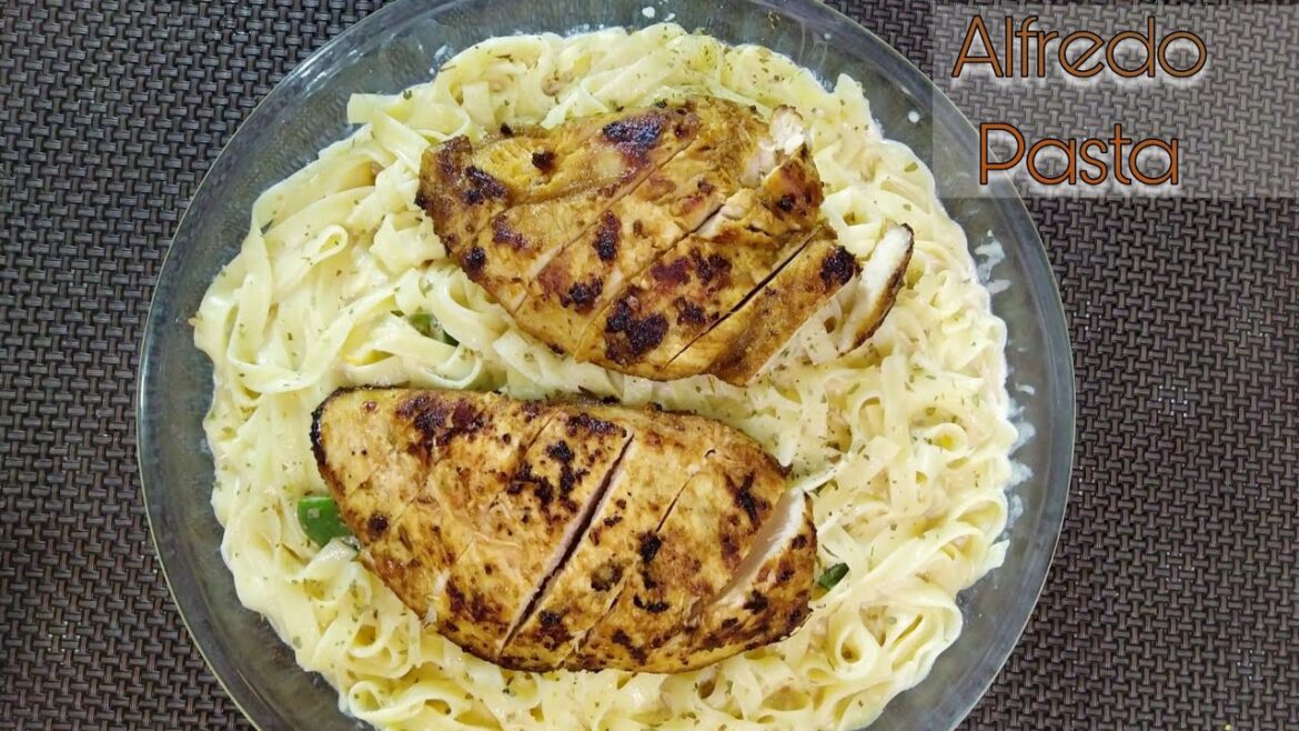 Chicken fettuccine Alfredo Pasta / Authentic Italian Style Alfredo/ Ramadan Special Chicken fettuccine Alfredo Pasta / Authentic Italian Style Alfredo/ Ramadan Special