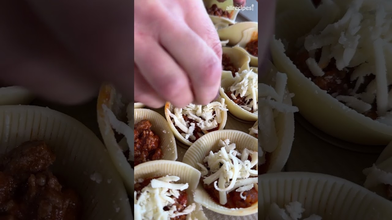 Easy Lasagna Cups - Dining and Cooking