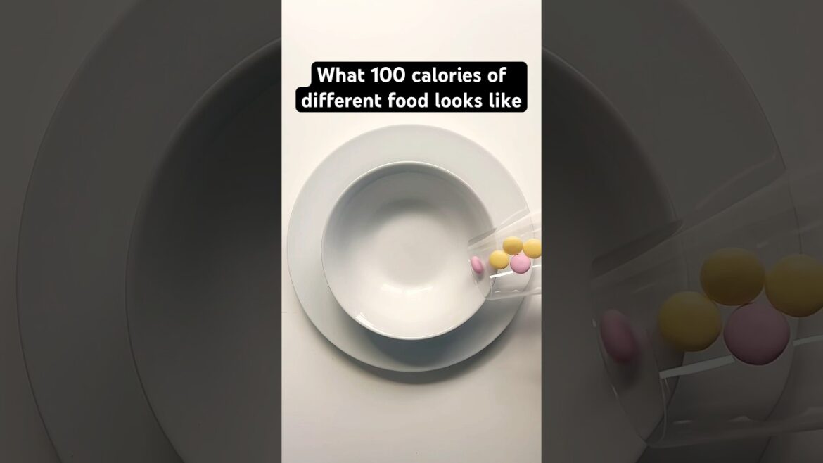 Examples of what 100 calories looks like! #caloriecounting #foodshorts #calories #foodfacts #foodie